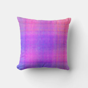 Coussin Motif mosaïque abstrait violet sans couture