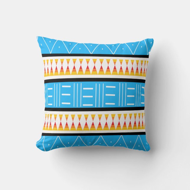 Coussin Motif Motif traditionnel d'Avryl Fleur (Recto)