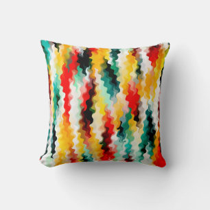 Coussin Motif multicolore coloré