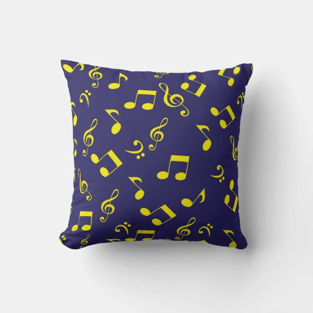 Coussin Motif musical (Recto)