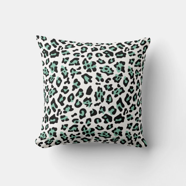 Coussin Motif noir vert en bon état de poster de animal de (Recto)