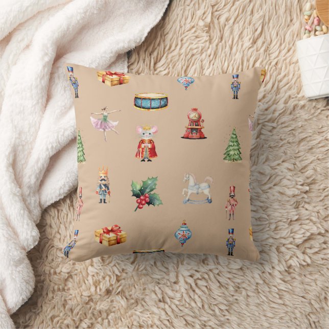 Coussin Motif Nutcracker aquarelle (Couverture)