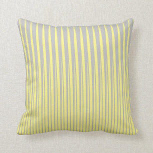 Coussin Motif Ombre moderne de Gris Jaunes