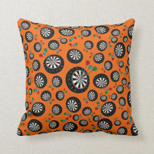 Coussin Motif orange de cible