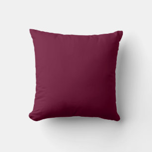 Coussin Motif ovale élégant en bordeaux