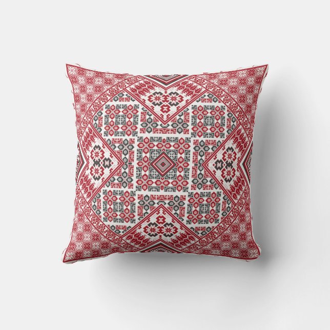 Coussin Motif palestinien de broderie 2 (Verso)