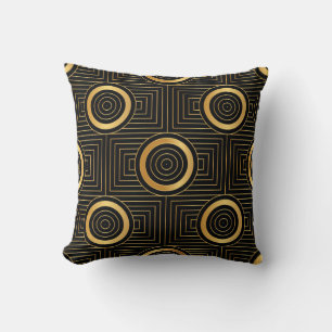 Coussin Motif papier peint Art Déco vintage