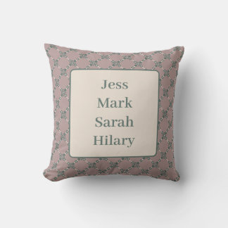 Coussin Motif Pearl