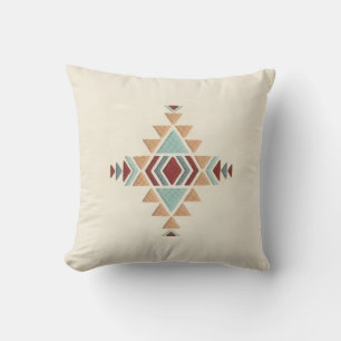 Coussin Motif personnalisé d'Art de Broderie Géométrique M