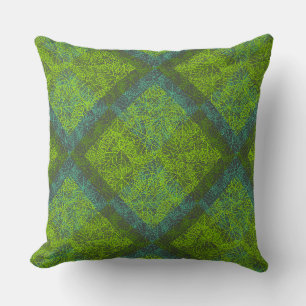 Coussin motif plante.12c DGrey BG
