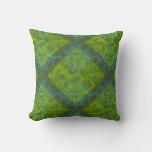 Coussin motif plante.12c DGrey BG