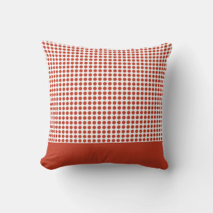 Coussin Motif Pois rouge