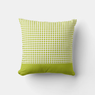 Coussin Motif Pois vert