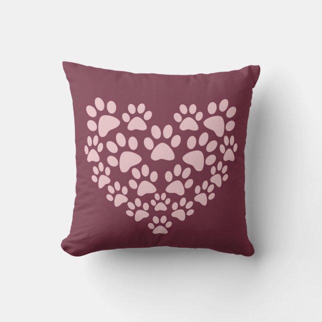Coussin Motif poster de animal de chien décoratif (Recto)