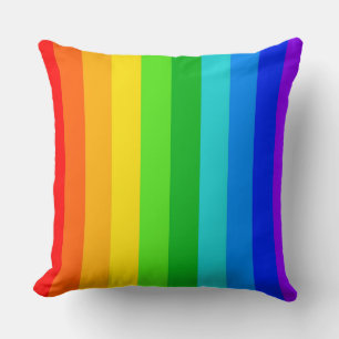 Coussin Motif Rainbow Stripe #2