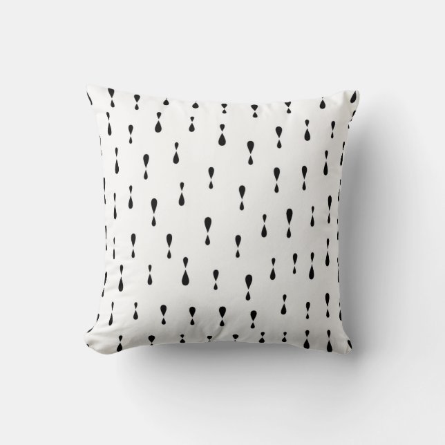 Coussin Motif Raindrops (Recto)