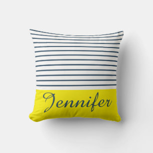 Coussin Motif rayé moderne