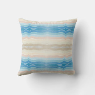 Coussin Motif Répétitif Salé Vague de Rivage Côtiers