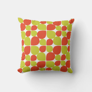 Coussin Motif rétro Abstrait floral