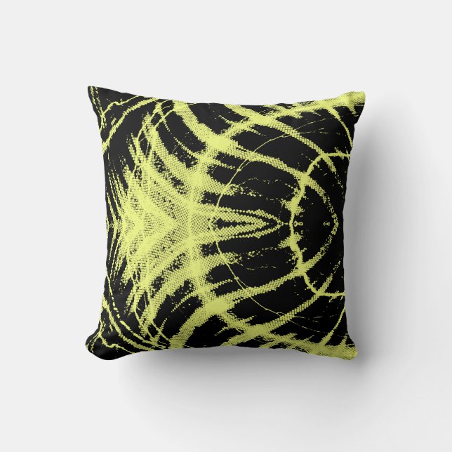 Coussin motif Retro néon (Recto)