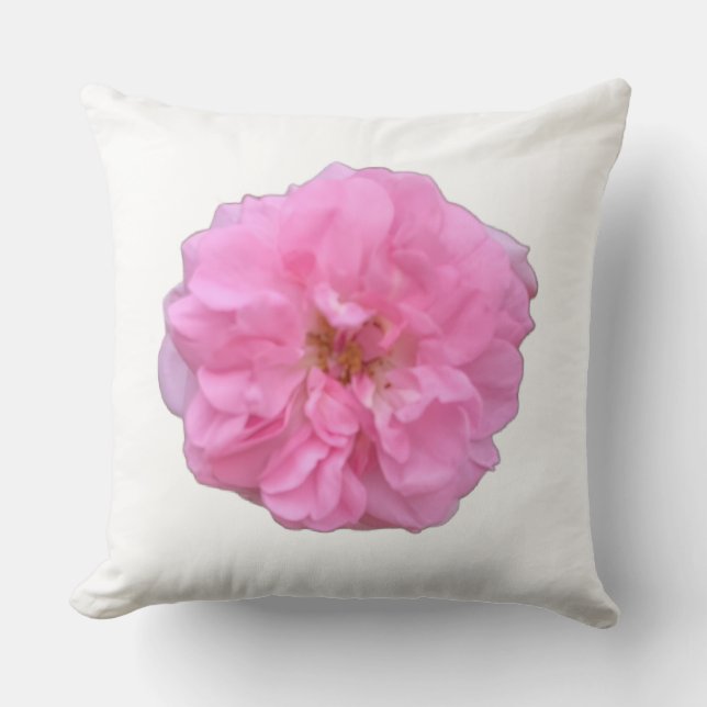 Coussin Motif rose (Recto)