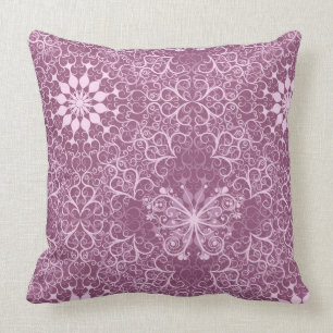 Coussin Motif rose vintage