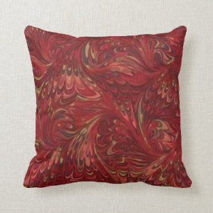 Coussin motif Ruby des années 1970