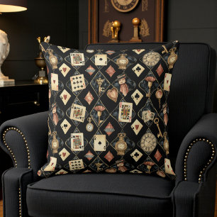 Coussin Motif rustique Alice foncée