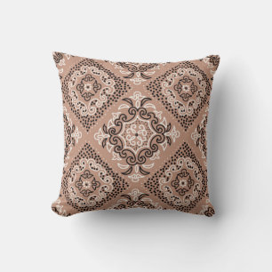 Coussin Motif sans couture avec ornement aquarelle
