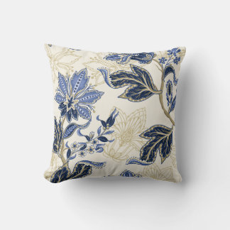 Coussin Motif sans couture ethnique avec ornement indien. 