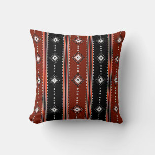 Coussin Motif sans couture ethnique géométrique vintage
