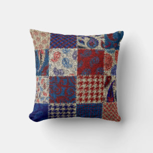 Coussin Motif sans couture. Imitation d'un motif de patchw