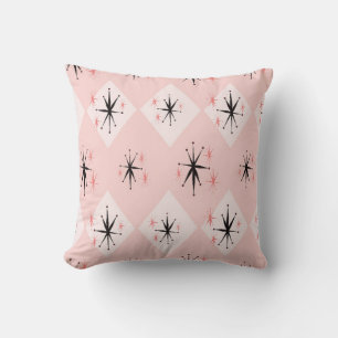 Coussin Motif sans soudure à l'ère atomique inspiré de
