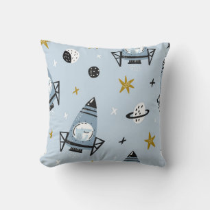 Coussin Motif sans soudure enfant avec espace dessiné à la