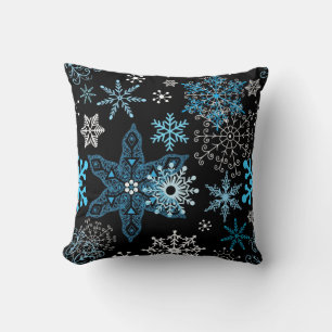 Coussin Motif Snowflake