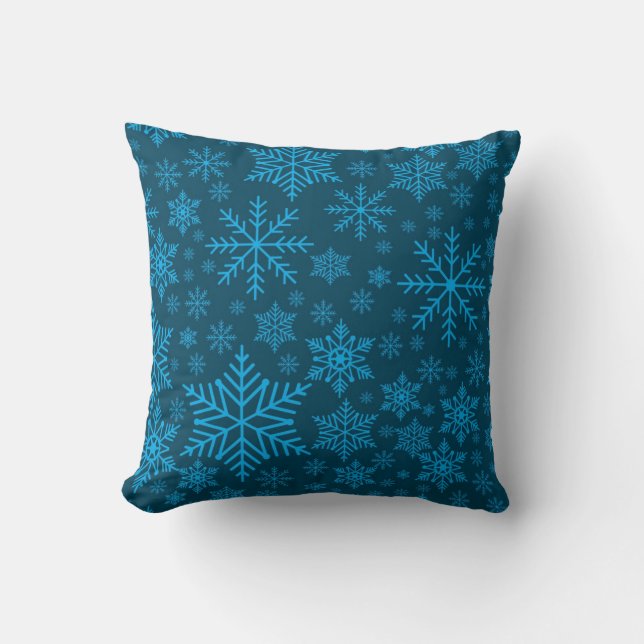 Coussin Motif Snowflake (Recto)