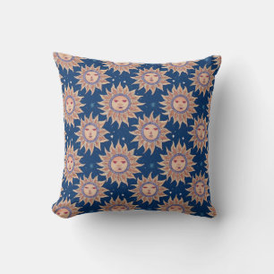 Coussin Motif Soleil Céleste
