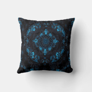 Coussin Motif symétrique kaléidoscopique de Mandala