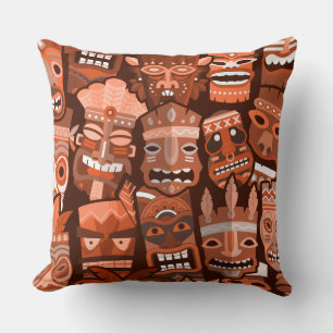 COUSSIN MOTIF TIKI 2
