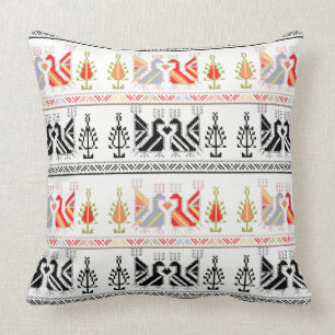 Coussin Motif traditionnel bulgare d'art populaire