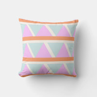 Motif triangle géométrique en Pastel Aqua et rose