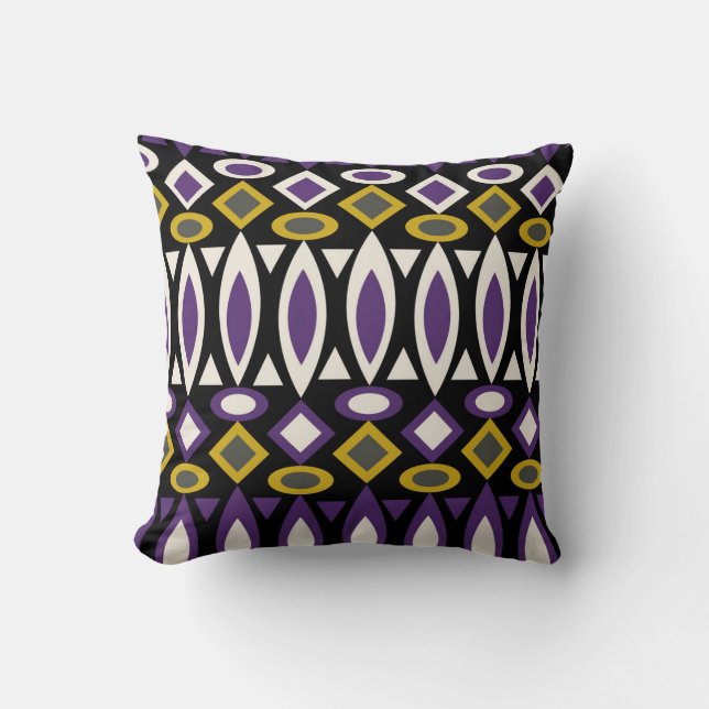 Coussin Motif tribal (Recto)