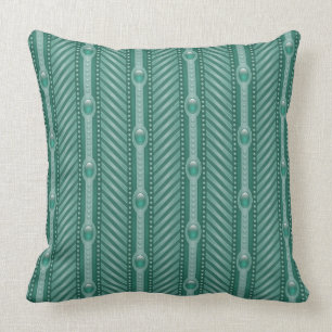 Coussin Motif turquoise ornemental