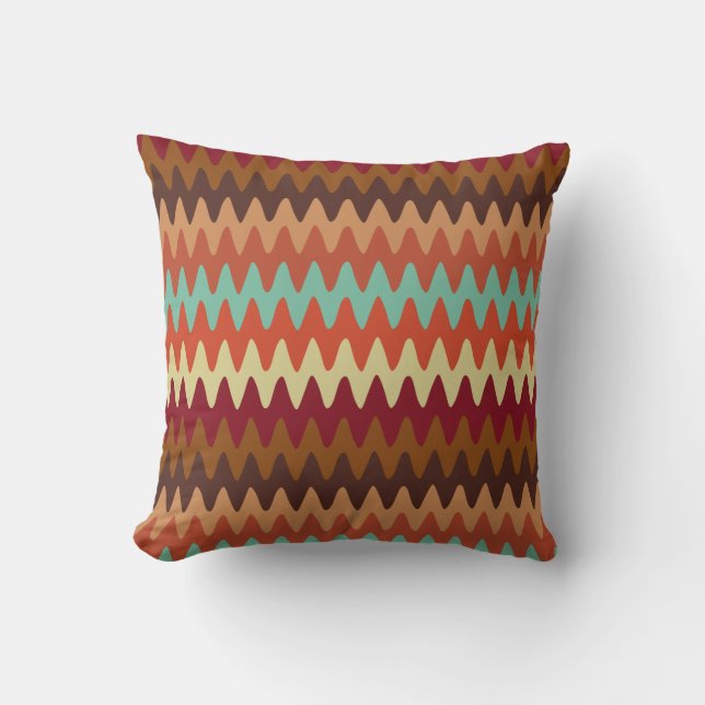 Coussin Motif Vave Sedona Sud-Ouest (Recto)