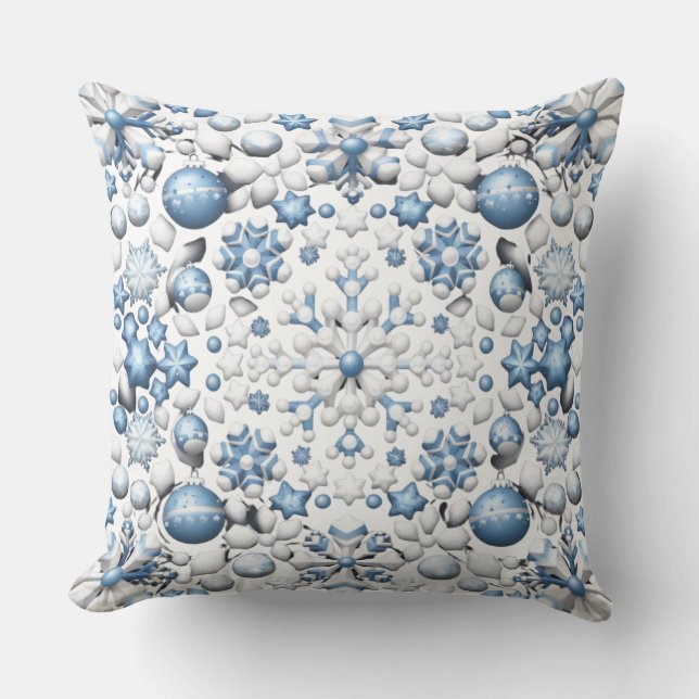 Coussin Motif Vintage de Noël (Recto)