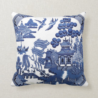 Coussin Motif vintage de saule