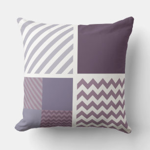 Coussin Motif Violet