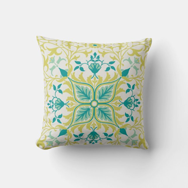 Coussin Motif viticole (par William Morris) (Recto)