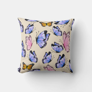 Coussin Motifs de papillon fascinants