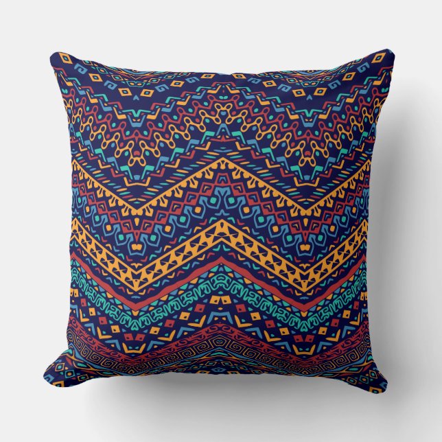 Coussin Motifs ethniques (Recto)